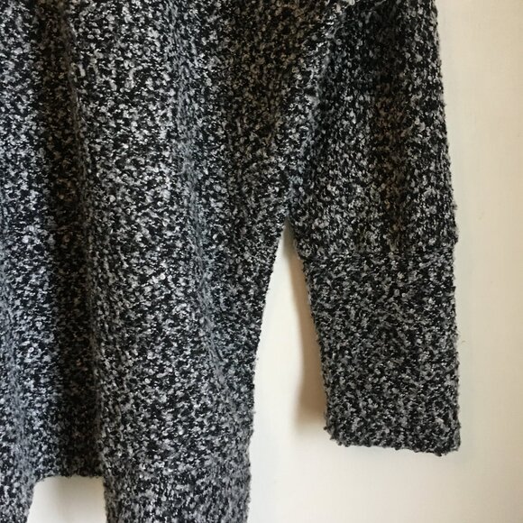 Salt and Pepper Fuzzy Wuzzy Nubby Sweater - Picture 4 of 13